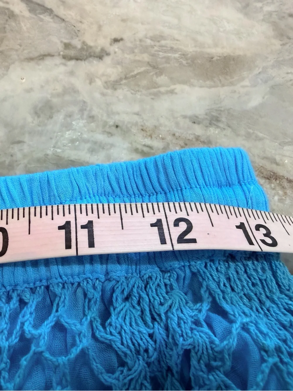 Jackpot Turquoise Boho Top & Crochet Skirt Set OSFM NWT Resort Festival Outfit